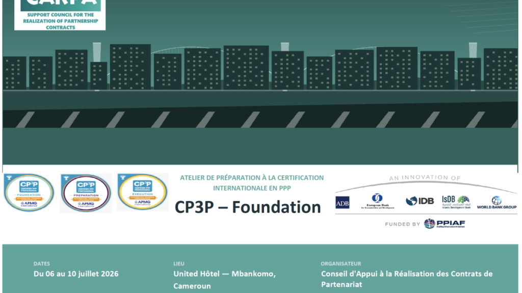 Le CARPA ouvre une nouvelle session de préparation à la certification internationale CP3P – Foundation
